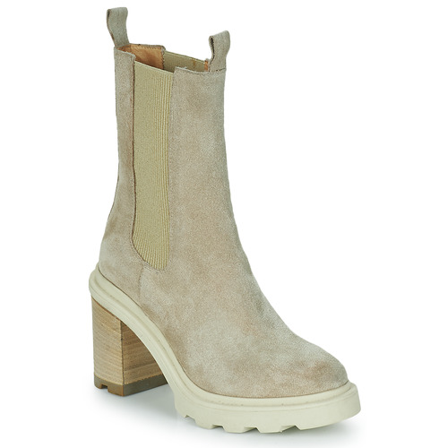 Schoenen Dames Enkellaarzen Semerdjian  Beige