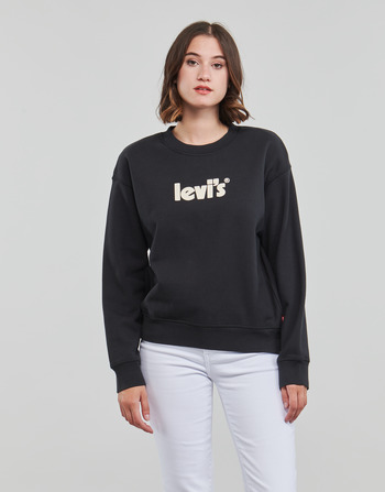 Textiel Dames Sweaters / Sweatshirts Levi's GRAPHIC STANDARD CREW Caviaar