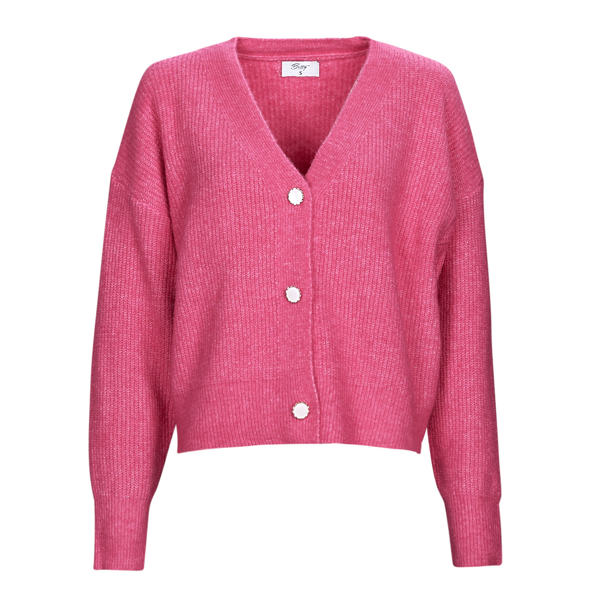 Textiel Dames Vesten / Cardigans Betty London CANDY Roze