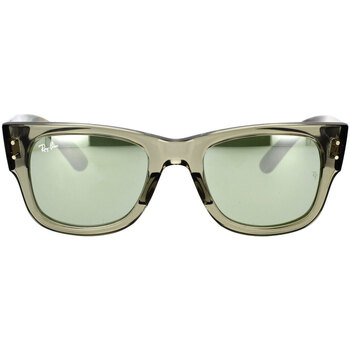 Horloges & Sieraden Zonnebrillen Ray-ban Occhiali da Sole  Mega Wayfarer RB0840S 66355C Groen