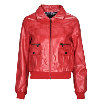 Textiel Dames Leren jas / kunstleren jas Desigual CHAQ_DALLAS Rood