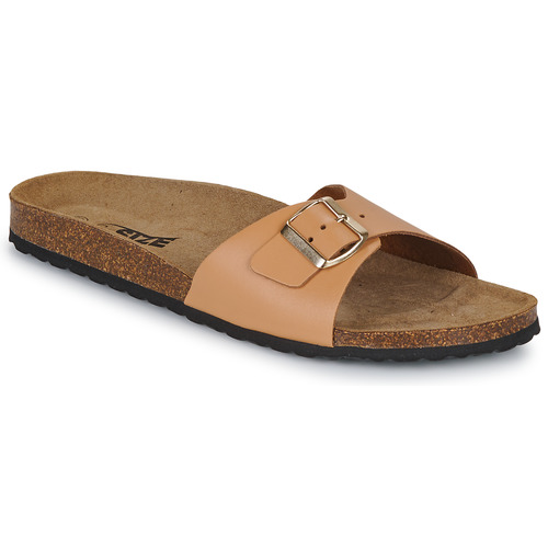 Schoenen Heren Leren slippers So Size OFECHO  camel