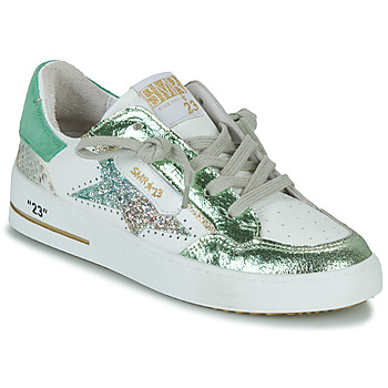 Schoenen Dames Lage sneakers Semerdjian ALE-9545 Groen / Wit