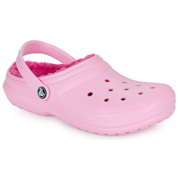 Schoenen Meisjes Klompen Crocs Classic Lined Clog K Roze