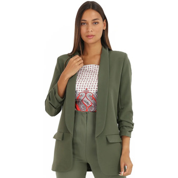 Textiel Dames Jasjes / Blazers La Modeuse 21307_P60062 Groen