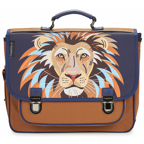 Tassen Jongens Schooltassen CARAMEL & CIE CARTABLE 38 CM SIMBA Marine / Brown