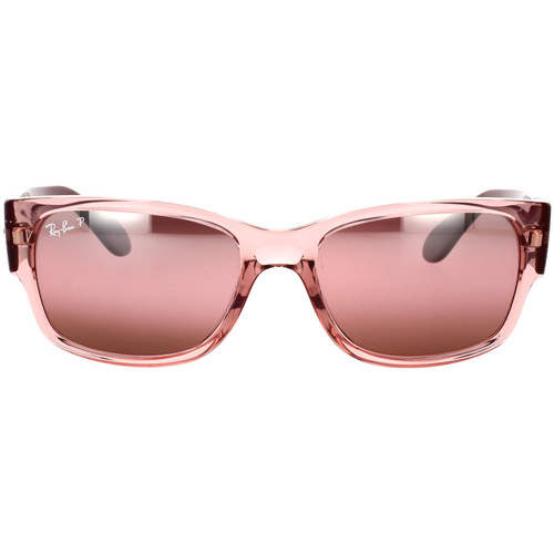 Horloges & Sieraden Zonnebrillen Ray-ban Occhiali da Sole  RB4388 6648G8 Polarizzati Roze