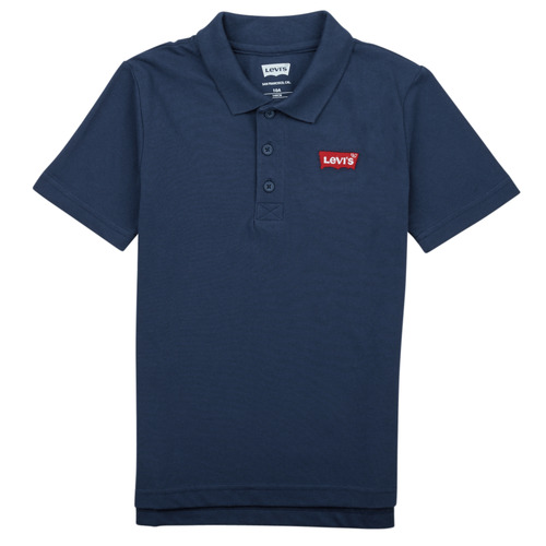 Textiel Jongens Polo's korte mouwen Levi's BACK NECK TAPE POLO Marine