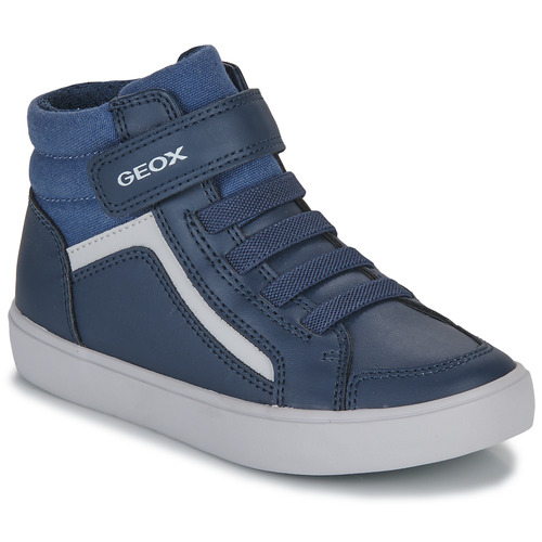 Schoenen Jongens Hoge sneakers Geox J GISLI BOY C Marine