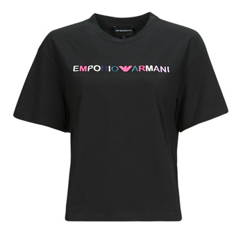 Textiel Dames T-shirts korte mouwen Emporio Armani 6R2T7S Zwart