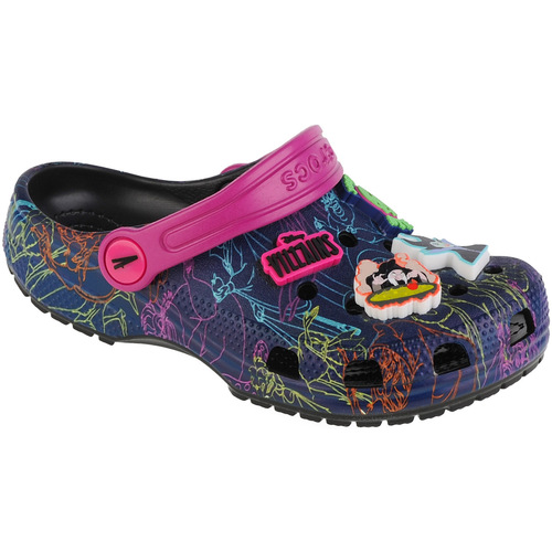 Schoenen Meisjes Sloffen Crocs Disney Villains Classic Kids Clog Blauw