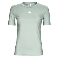 Textiel Dames T-shirts korte mouwen adidas Performance TF TRAIN T Zilver / Wit