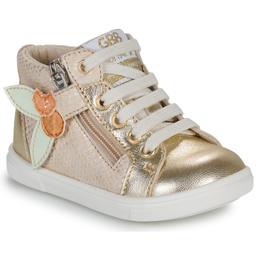 Schoenen Meisjes Hoge sneakers GBB VALA Goud