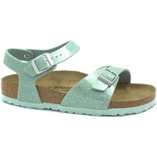 Schoenen Kinderen Sandalen / Open schoenen Birkenstock BIR-RRR-1015654-CSM Groen