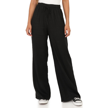 Textiel Dames Broeken / Pantalons La Modeuse 67374_P156422 Zwart