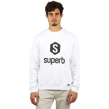 Textiel Heren Sweaters / Sweatshirts Superb 1982 6020-WHITE Wit