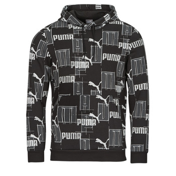 Textiel Heren Sweaters / Sweatshirts Puma ESS+ LOGO LAB AOP HOODIE FL Zwart