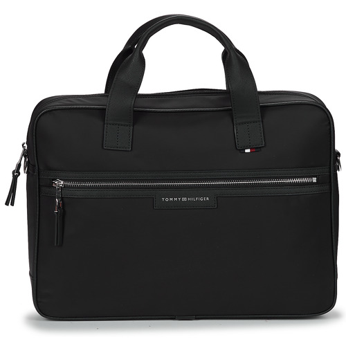 Tassen Heren Aktentassen / Zakentassen Tommy Hilfiger TH URBAN REPREVE COMPUTER BAG Zwart