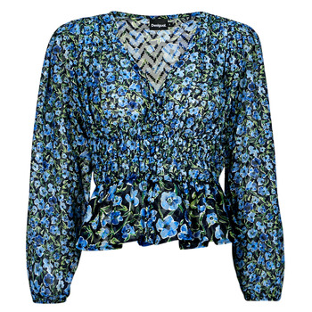 Textiel Dames Tops / Blousjes Desigual BLUS_ZOÉ Zwart / Blauw