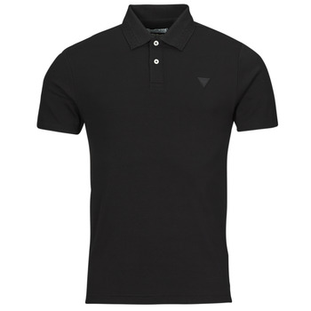 Textiel Heren Polo's korte mouwen Guess NOLAN SS POLO Zwart