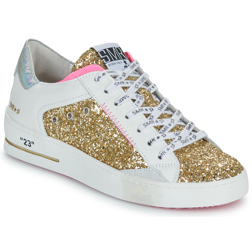 Schoenen Dames Lage sneakers Semerdjian HOVA Wit / Roze / Goud