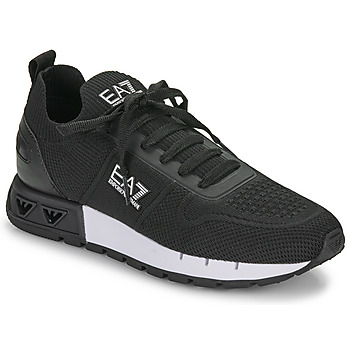 Schoenen Lage sneakers Emporio Armani EA7 BLK&WHT LEGACY KNIT Zwart