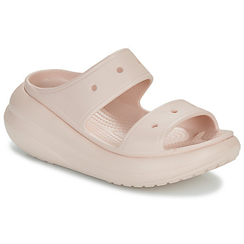 Schoenen Dames Leren slippers Crocs Crush Sandal Roze