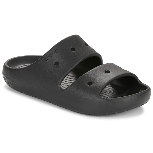 Schoenen Leren slippers Crocs Classic Sandal v2 Zwart