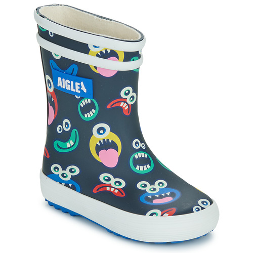 Schoenen Kinderen Regenlaarzen Aigle BABY FLAC PLAY2 Marine