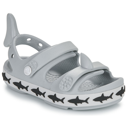 Schoenen Kinderen Sandalen / Open schoenen Crocs Crocband Cruiser Shark SandalT Grijs