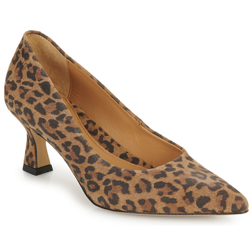 Schoenen Dames pumps JB Martin LIERRE Croute / Velours / Leopard