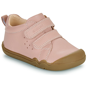 Schoenen Meisjes Lage sneakers Geox B STEPPIEUP GIRL Roze