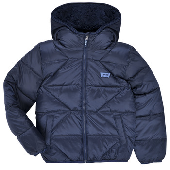 Textiel Jongens Dons gevoerde jassen Levi's LVB SHERPA LINED PUFFER JKT Blauw