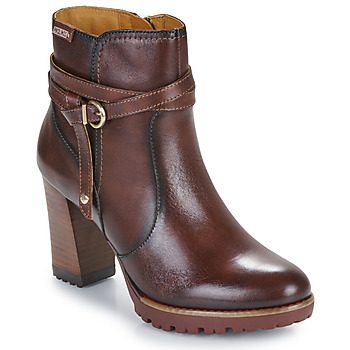 Schoenen Dames Enkellaarzen Pikolinos CONNELLY W7M Brown