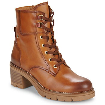 Schoenen Dames Enkellaarzen Pikolinos SORIA W0B Brown