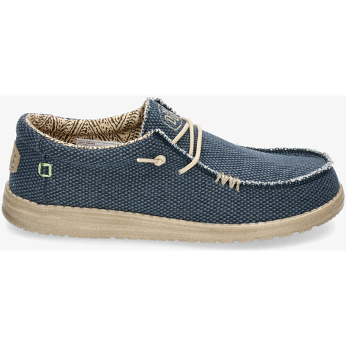 Schoenen Heren Derby & Klassiek Dude WALLY BRAIDED Blauw