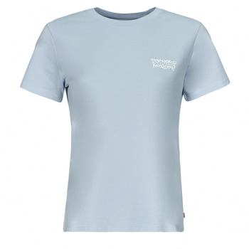 Textiel Dames T-shirts korte mouwen Levi's THE PERFECT TEE Blauw