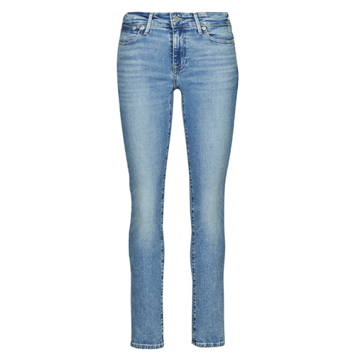 Textiel Dames Skinny jeans Levi's 712 SLIM WELT POCKET Blauw / Licht