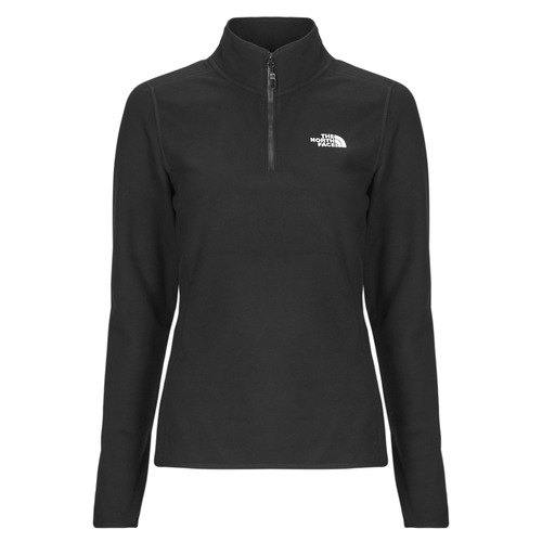 Textiel Dames Fleece The North Face 100 Glacier 1/4 Zip Zwart