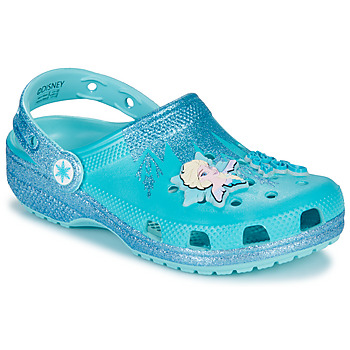 Schoenen Meisjes Klompen Crocs Frozen Elsa Classic Clog K Blauw