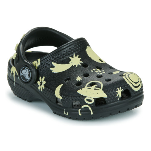 Schoenen Jongens Klompen Crocs Classic Glow Space Clog T Zwart