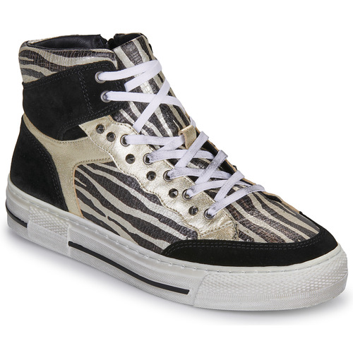 Schoenen Dames Hoge sneakers Regard IZON Zwart / Wit