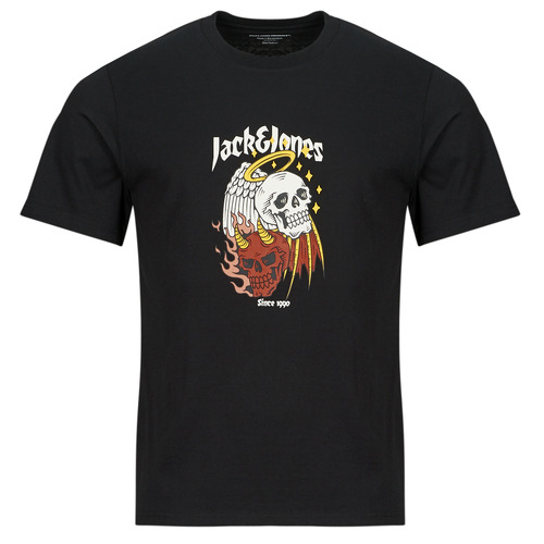 Textiel Heren T-shirts korte mouwen Jack & Jones JORSEVEN  Zwart