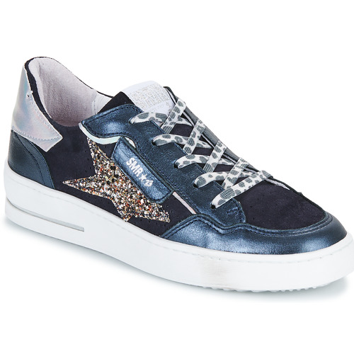 Schoenen Dames Lage sneakers Semerdjian  Marine / Goud