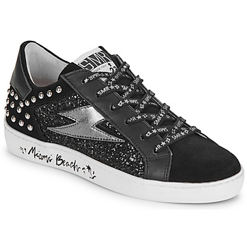 Schoenen Dames Lage sneakers Semerdjian  Zwart / Zilver