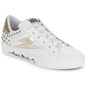 Schoenen Dames Lage sneakers Semerdjian  Wit / Goud / Zilver