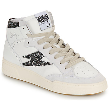 Schoenen Dames Hoge sneakers Semerdjian  Wit / Zwart / Grijs