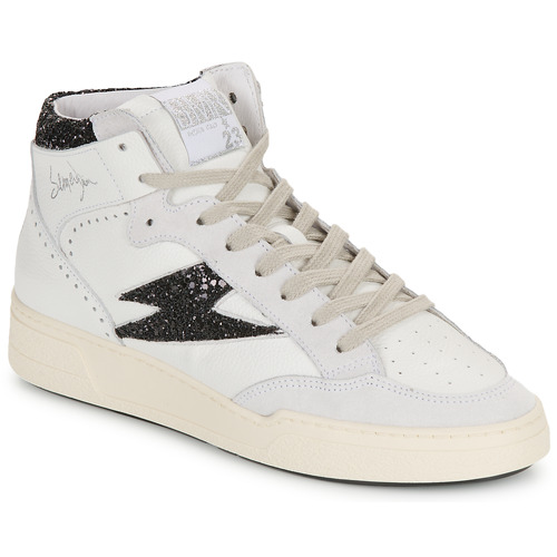 Schoenen Dames Hoge sneakers Semerdjian  Wit / Zwart / Grijs