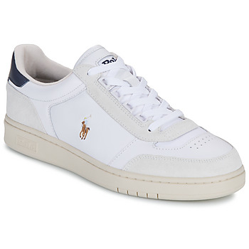 Schoenen Lage sneakers Polo Ralph Lauren POLO COURT Wit / Marine