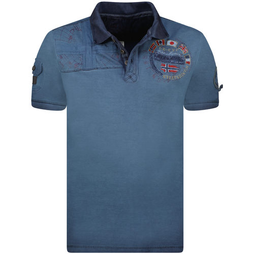 Textiel Heren Polo's korte mouwen Geo Norway SY1307HGN-Navy Blauw